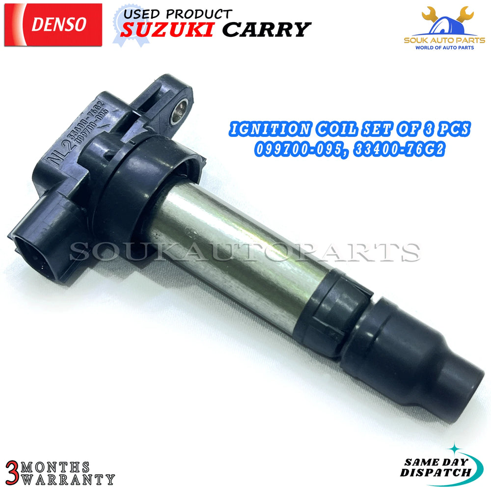 3 x IGNITION COIL OEM For Suzuki CARRY 099700-095 3340076G2 33400-76G2