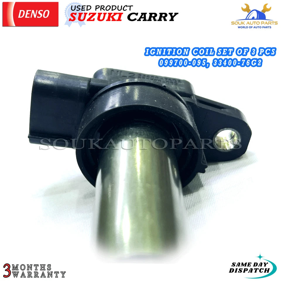 3 x IGNITION COIL OEM For Suzuki CARRY 099700-095 3340076G2 33400-76G2
