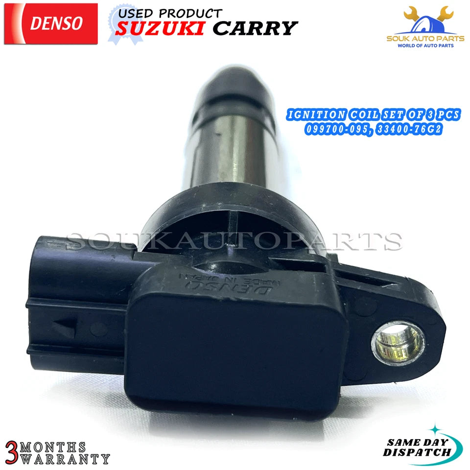 3 x IGNITION COIL OEM For Suzuki CARRY 099700-095 3340076G2 33400-76G2