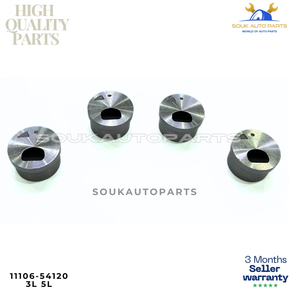 11106-54120 COMBUSTION CHAMBER 3L 5L 4 Pcs For Toyota HILUX 88-06 HIACE DYNA LC