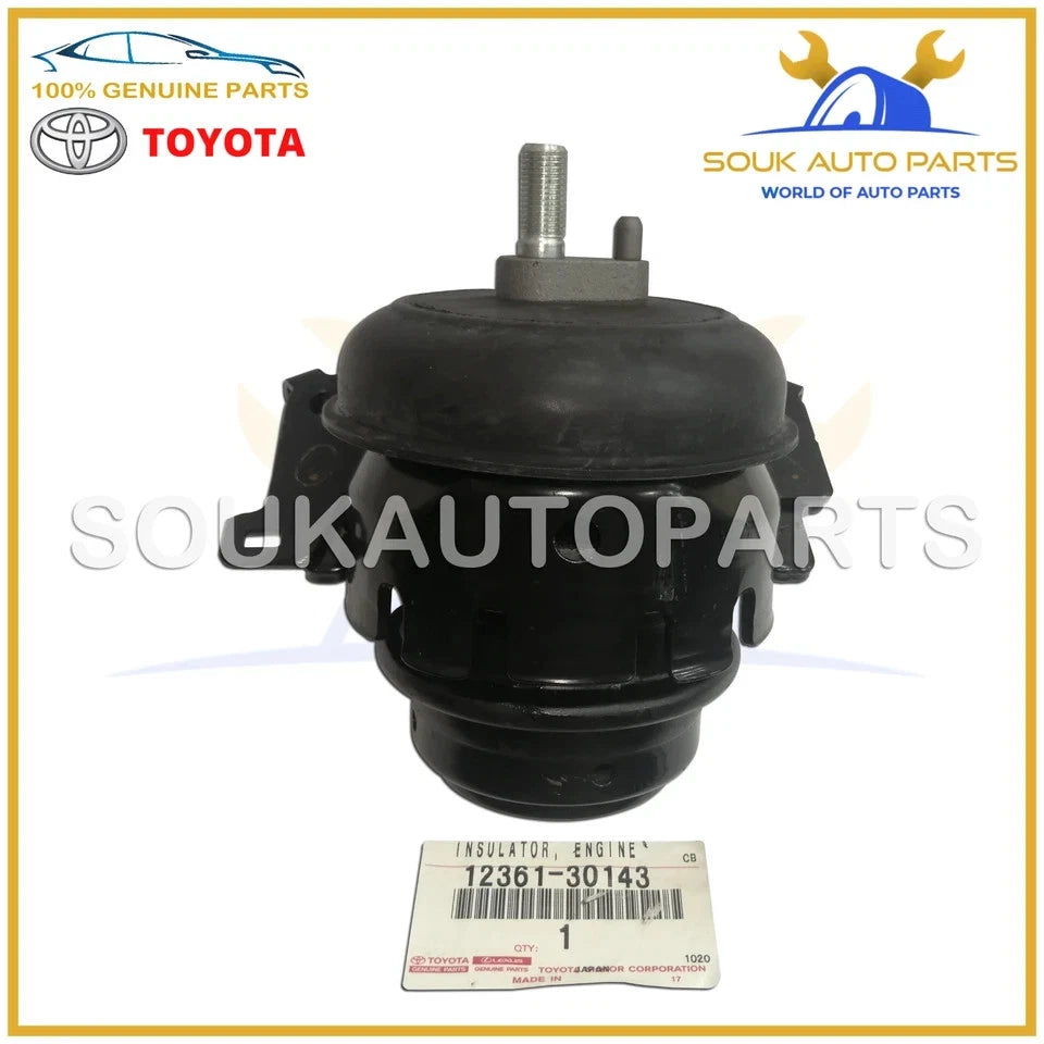 12361-30143 Genuine Toyota FRONT INSULATOR, ENGINE MOUNTING SET 1236130143 OEM
