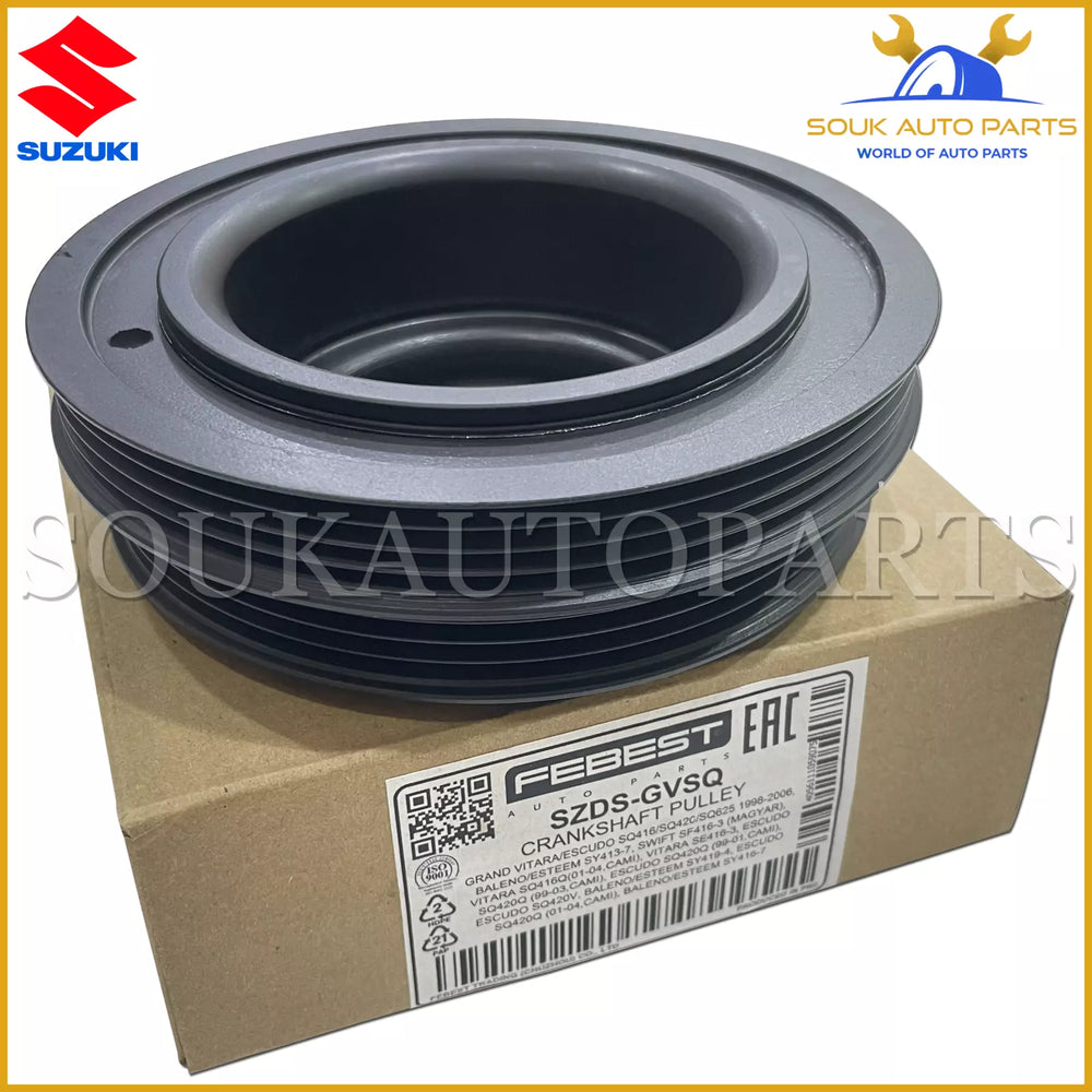 12610-61G00 ENGINE HARMONIC BALANCER FEBEST For SUZUKI ESTEEM (Crankshaft Pulley)