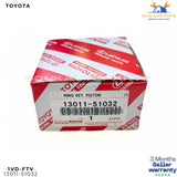 13011-51032 Genuine OEM RING SET, PISTON 1VD-FTV For LAND CRUISER LX450D 4.5Ltr