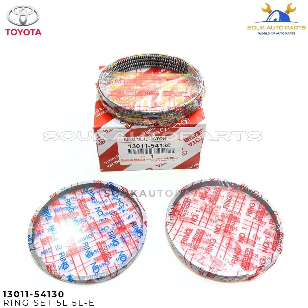 13011-54130 Genuine Toyota Piston Ring Set 5L 5L-E Hilux Hiace 3.0L Diesel STD