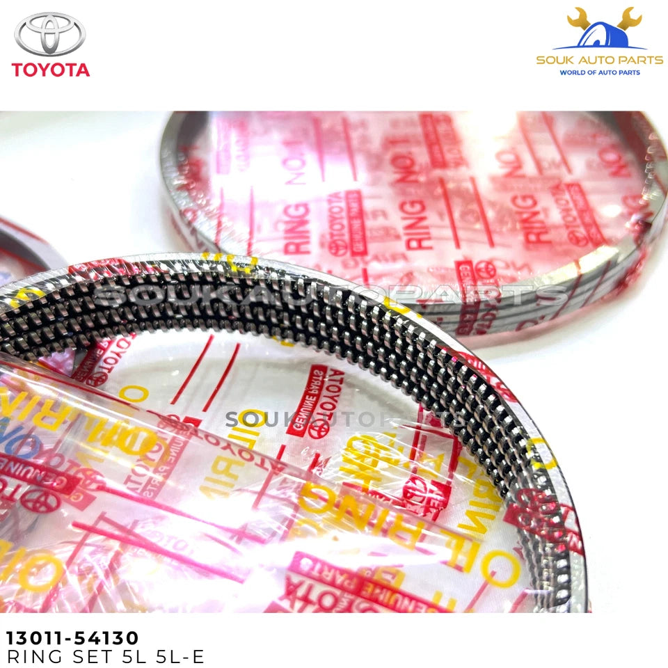13011-54130 Genuine Toyota Piston Ring Set 5L 5L-E Hilux Hiace 3.0L Diesel STD