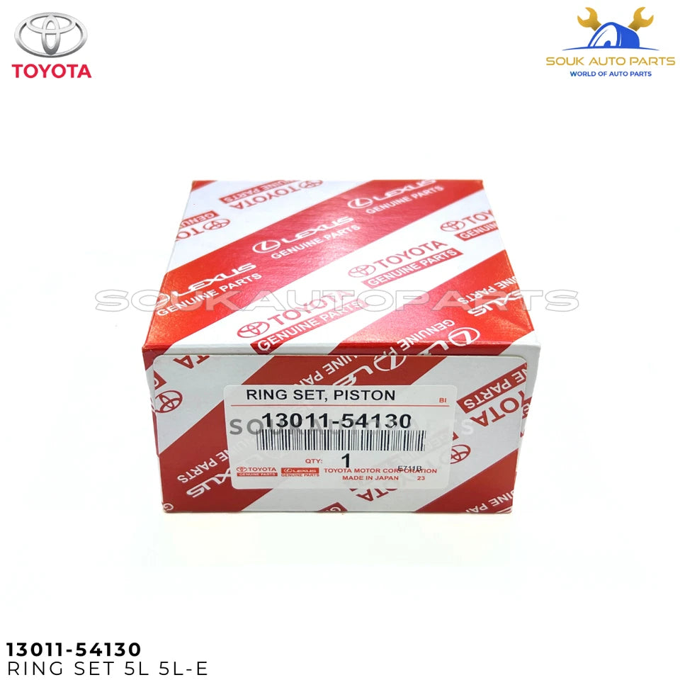 13011-54130 Genuine Toyota Piston Ring Set 5L 5L-E Hilux Hiace 3.0L Diesel STD