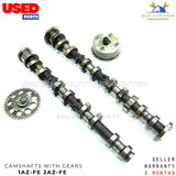 CAMSHAFTS INLET & EXHAUST WITH GEARS 1AZ-FE 2AZ-FE For Toyota CAMRY 2.0 & 2.4L