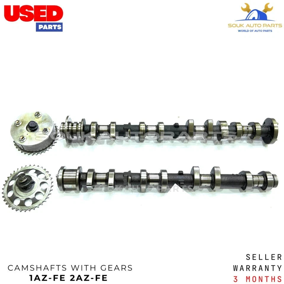 CAMSHAFTS INLET & EXHAUST WITH GEARS 1AZ-FE 2AZ-FE For Toyota CAMRY 2.0 & 2.4L