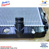 Radiator 16400-51040 1VD-FTV For Toyota Land Cruiser 200 VDJ200 4.5L V8 Diesel