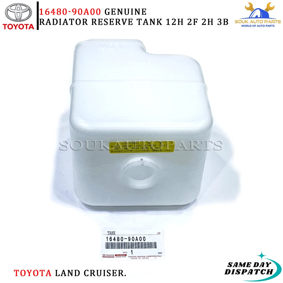 16480-90A00 Genuine Toyota RADIATOR RESERVE TANK 12H 2F 2H 3B For Land Cruiser