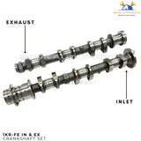 13501-0Q010 & 13502-0Q010 Genuine Toyota 1KR-FE Used OEM CAMSHAFT SET Aygo Yaris