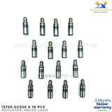 13750-0C020 Genuine VALVE LASH ADJUSTER 16 PCS For Toyota COROLLA FORTUNER HILUX