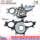 16100-39505/6 Genuine Lexus WATER PUMP W/GASKET 1UR/2UR-FSE GSE LC500 V8 OEM