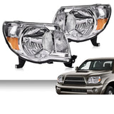 HALOGEN HEADLIGHT HEADLAMP HOUSING CHROME LH & RH For Toyota Tacoma 2005-2011