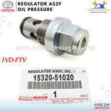 15320-51020 Genuine Toyota REGULATOR ASSY, OIL PRESSURE 1VD-FTV 1532051020 OEM