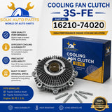 16210-74020 ENGINE COOLING FAN CLUTCH 3S-FE 2.0 LTR FOR TOYOTA TOWNACE/LITEACE