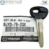 BJYD-76-2GX Genuine Mazda KEY, BLANK - PRIMARY For MAZDA B22/B25/26/2900 Premacy