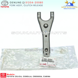 31204-20080 Genuine Toyota FORK ASSY, CLUTCH RELEASE 3120420080 OEM For Corolla Celica Cressida