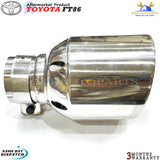 TOYOTA EXHAUST TAIL PIPE BAFFLE MUFFLER CUT TIP For Toyota FT86