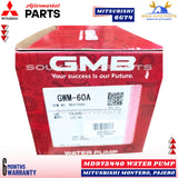 MD972440 GMB WATER PUMP FOR MITSUBISHI PAJERO MONTERO 6G74 GWM60A