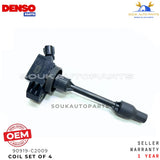 90919-C2009 Denso IGNITION COIL SET OF 4 PCS For Toyota Lexus Camry