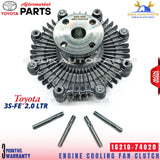 16210-74020 ENGINE COOLING FAN CLUTCH 3S-FE 2.0 LTR FOR TOYOTA TOWNACE/LITEACE