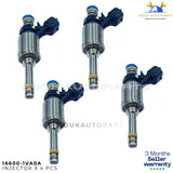 4 x FUEL INJECTOR 16600-1VA0A Genuine 2014-2019 Nissan JUKE F15 1.6 PETROL NISMO