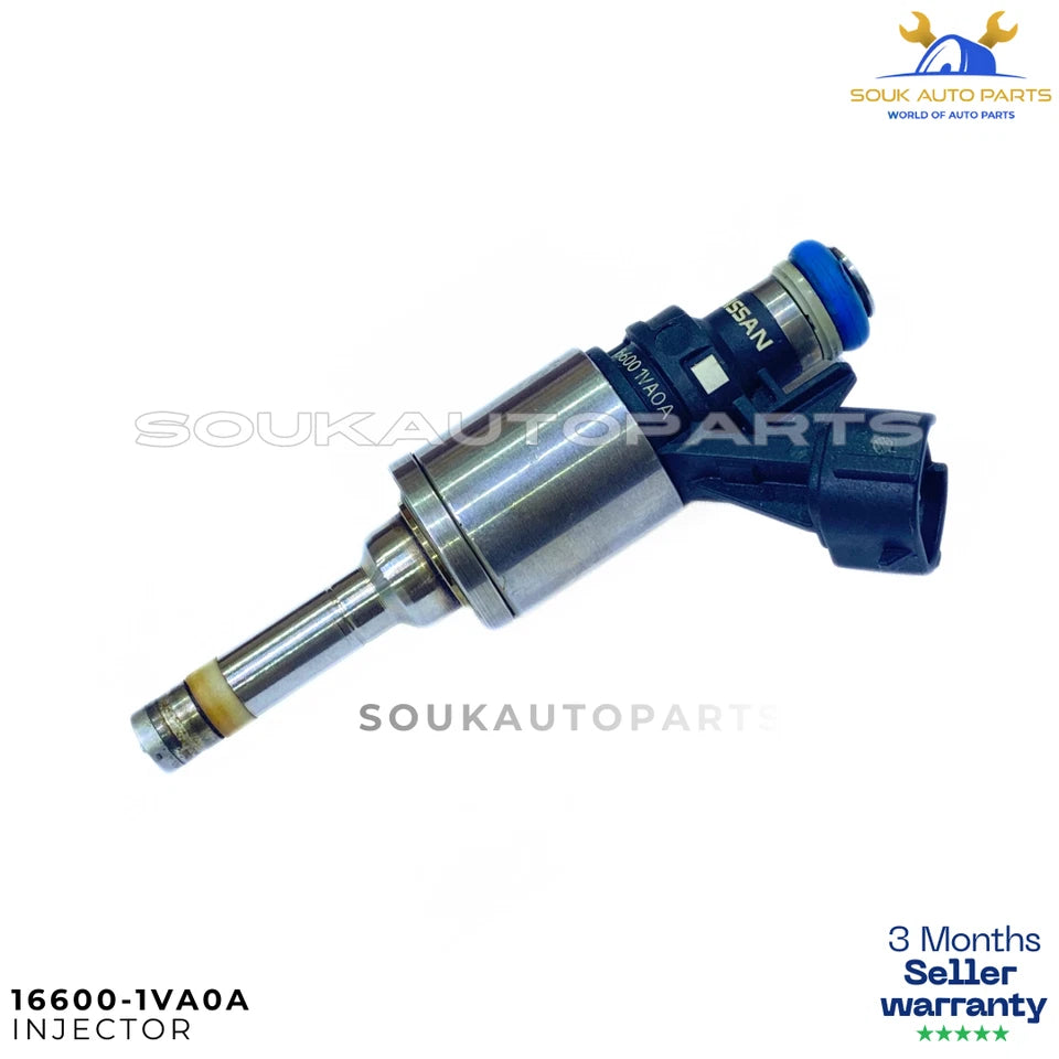 4 x FUEL INJECTOR 16600-1VA0A Genuine 2014-2019 Nissan JUKE F15 1.6 PETROL NISMO