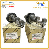 13601-28021 13602-28020 Genuine Toyota BALANCE SHAFT SET 2AZ-FE NO.1 &amp; NO.2 2.4L