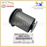 48654-0K040 Genuine Toyota BUSH, FRONT LOWER ARM, NO.1, RH/LH OEM