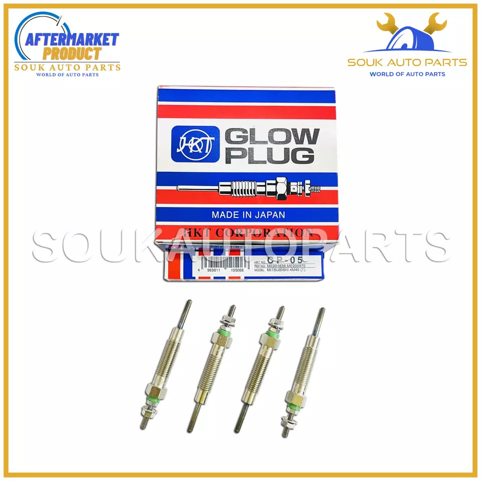 Heater Glow Plug Set 4M40 4M40T ME201638 For Mitsubishi PAJERO SHOGUN 1992-1999