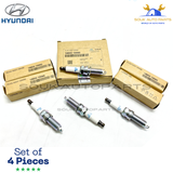 1885810060 Genuine Spark Plug Set of 4 Pcs For 11-17 Elantra 10-11 Kia Soul 1.6L