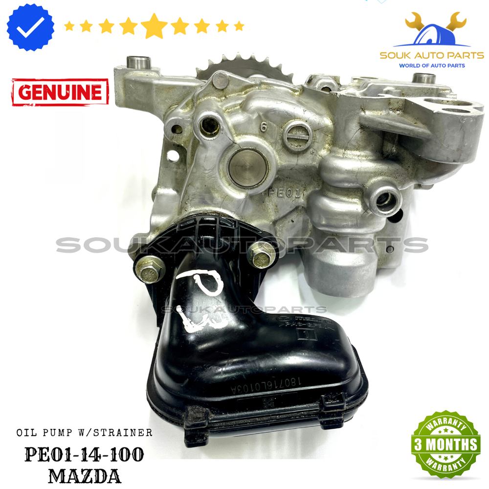 PE01-14-100 OIL PUMP WITH STRAINER For Mazda 3 CX-3 CX-5 MX-5 Miata 2012-2022