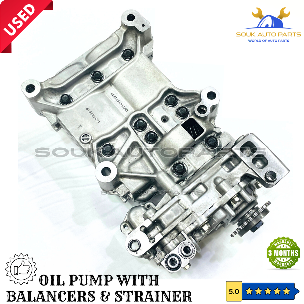 SH01117K0 OIL PUMP WITH BALANCER AXLES &amp; STRAINER MAZDA SH01 SHY1 For MAZDA