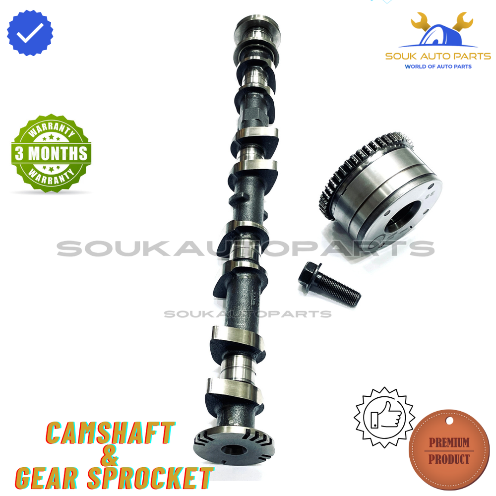 CAMSHAFT &amp; GEAR SPROCKET INTAKE QR20/QR25 DE For Nissan X-TRAIL ALTIMA 2001-2008