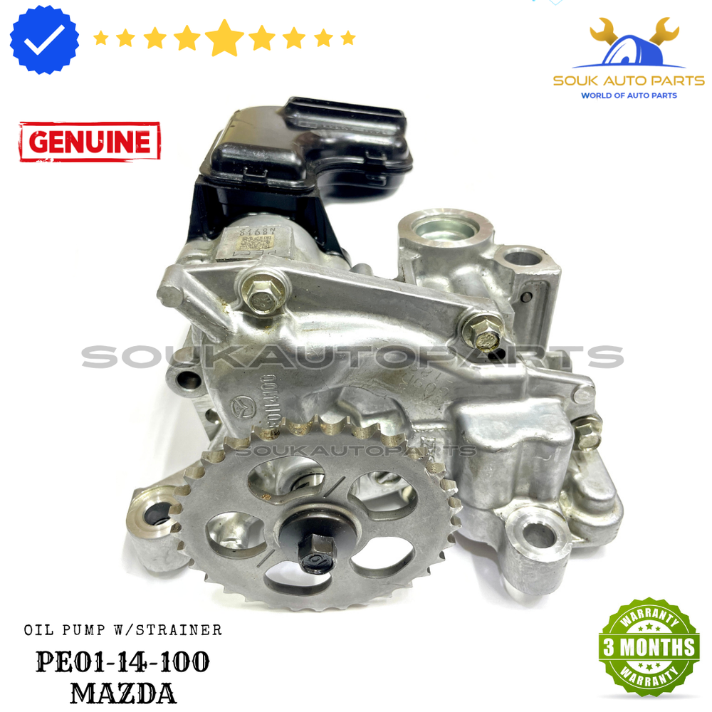 PE01-14-100 OIL PUMP WITH STRAINER For Mazda 3 CX-3 CX-5 MX-5 Miata 2012-2022