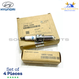 1885810060 Genuine Spark Plug Set of 4 Pcs For 11-17 Elantra 10-11 Kia Soul 1.6L