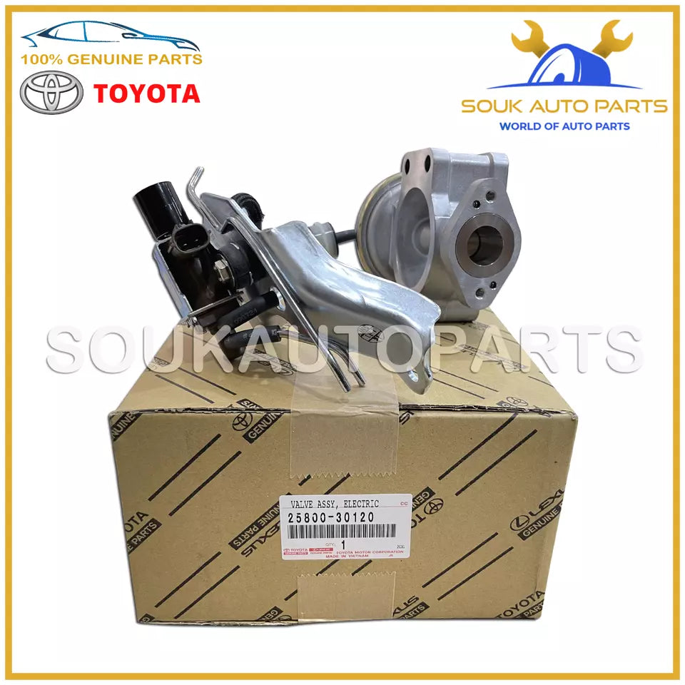 25800-30120 Genuine Toyota VALVE ASSY, ELECTRIC EGR CONTROL 2580030120 OEM