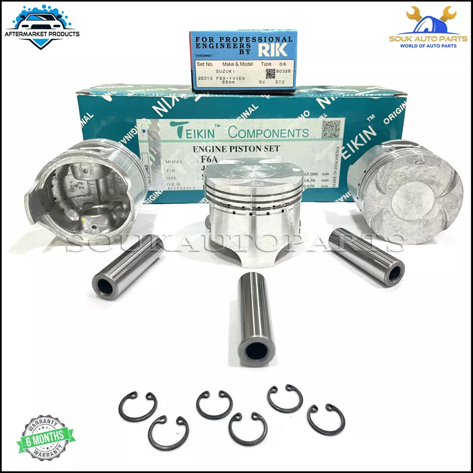 12111-51E00 PISTON &amp; RING SET F6A For Suzuki CARRY ALTO CERVO WAGON EVERY R 0.6L
