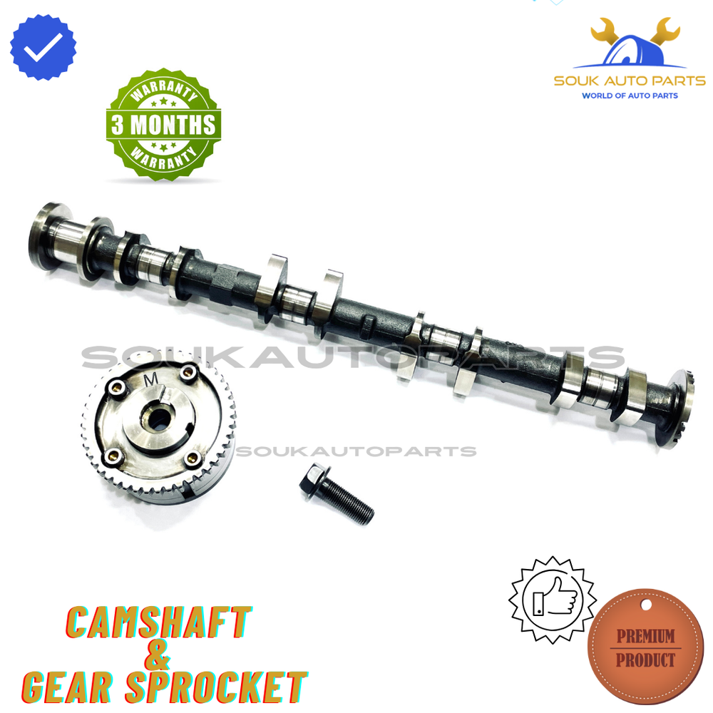 CAMSHAFT &amp; GEAR SPROCKET INTAKE QR20/QR25 DE For Nissan X-TRAIL ALTIMA 2001-2008