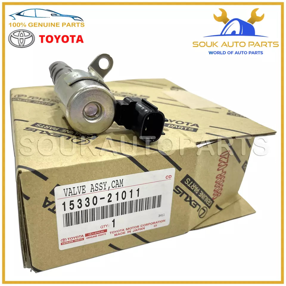 15330-21011 Genuine Toyota CAMSHAFT VVTi VALVE, 1533021011 OEM