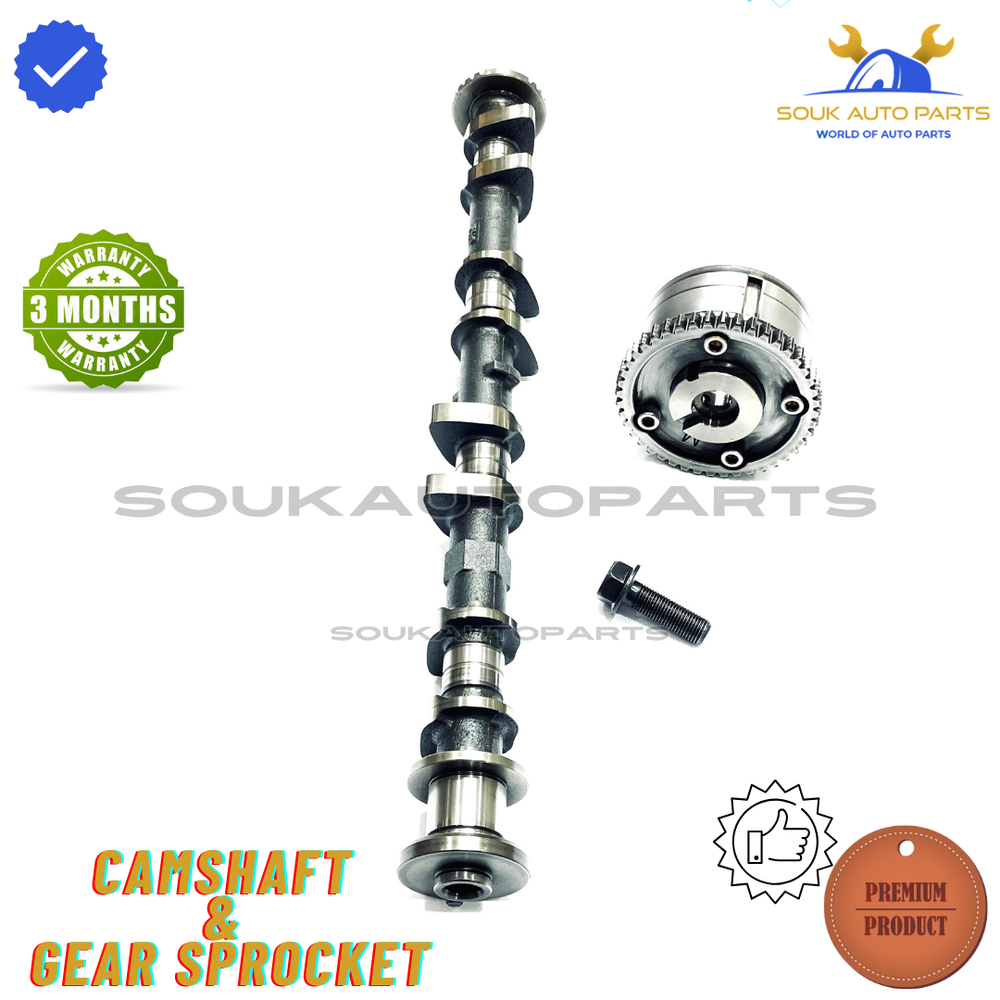 CAMSHAFT &amp; GEAR SPROCKET INTAKE QR20/QR25 DE For Nissan X-TRAIL ALTIMA 2001-2008