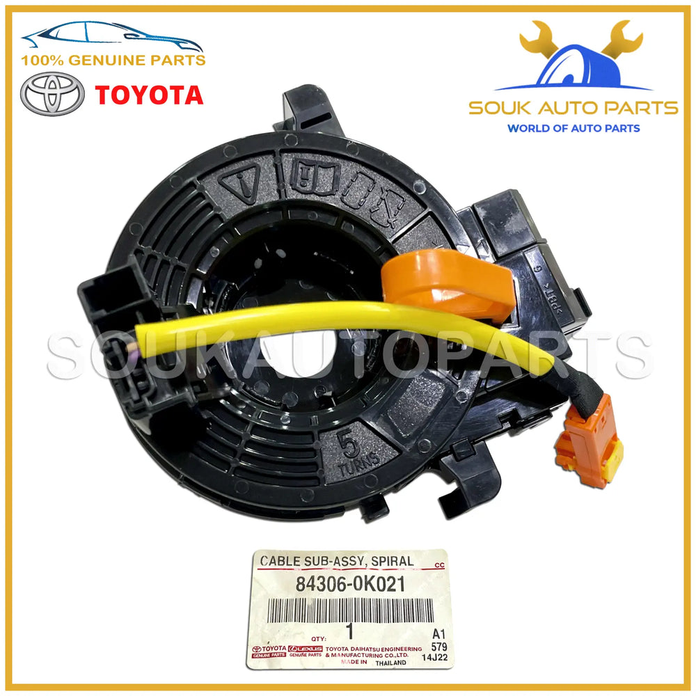 84306-0K021 Genuine Toyota SPIRAL CABLE SUB-ASSY INNOVA KIJANG HILUX