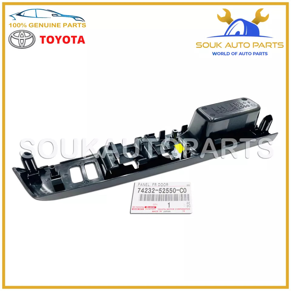 74232-52550-C0 Toyota PANEL, FR ARMREST BASE, UPPER LH 7423252550C0 Genuine OEM