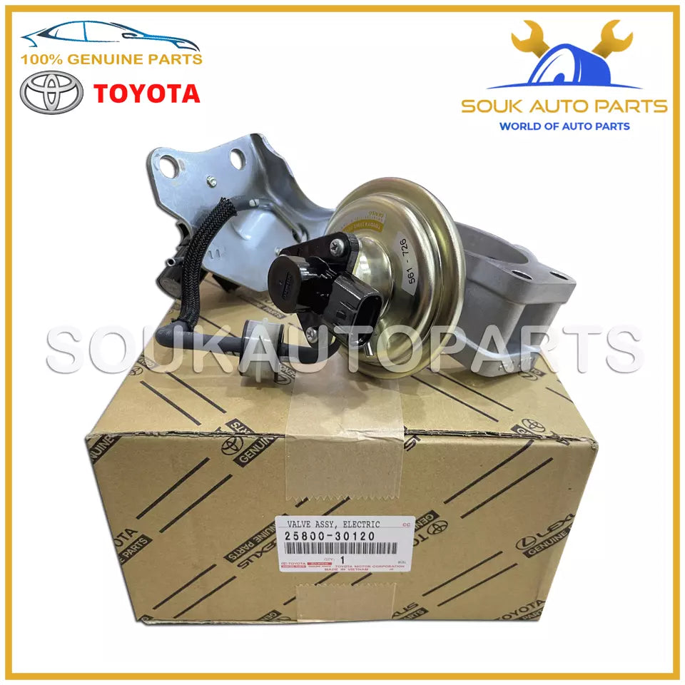 25800-30120 Genuine Toyota VALVE ASSY, ELECTRIC EGR CONTROL 2580030120 OEM