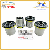 48632-35080 GENUINE TOYOTA BUSH, FR SUSPENSION UPPER ARM, RH/LH (4 Pcs Set)