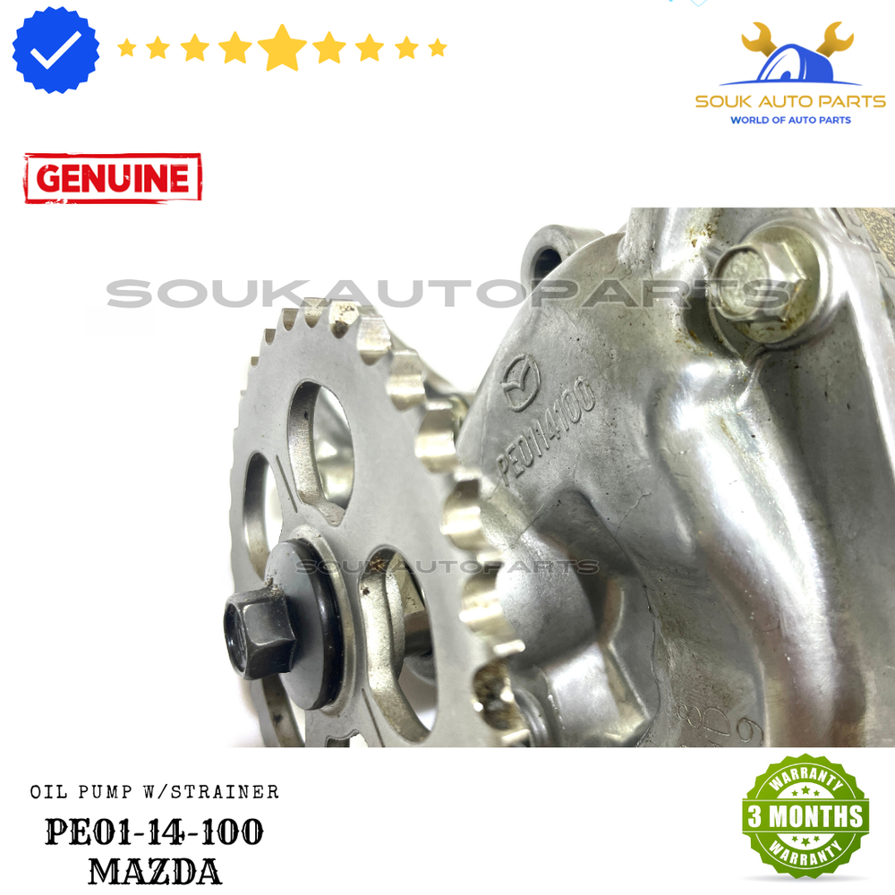 PE01-14-100 OIL PUMP WITH STRAINER For Mazda 3 CX-3 CX-5 MX-5 Miata 2012-2022