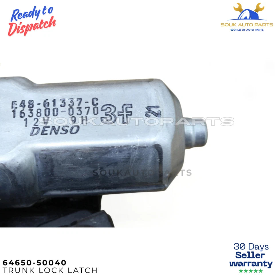64650-50040 Genuine Lexus LS460 LS600h TRUNK LOCK ACTUATOR LATCH 2007-2017