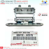 68810-42070 Genuine Toyota HINGE ASSY, BACK DOOR, RH/LH 6881042070 RAV4