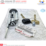 69057-26080 Genuine Toyota CYLINDER & KEY SET, IGNITION SWITCH LOCK 6905726080 OEM For HIACE